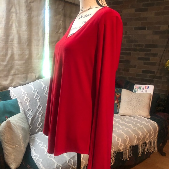 ❤️BELL SLEEVE TUNIC TOP… FITS M-XL - Picture 7 of 10